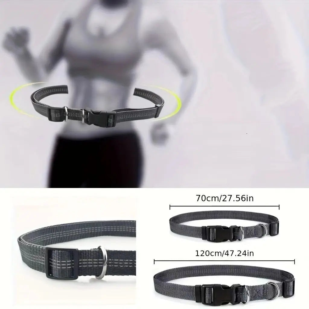 FreePaws Hands-Free Dog Leash - Reflective Running & Hiking Leash