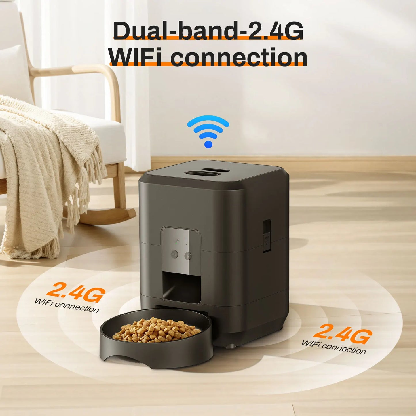 SmartFeeder Pro - Automatic Pet Feeder with WiFi & Portion Control
