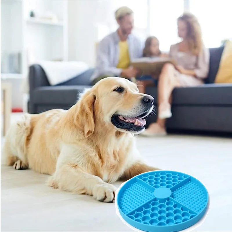 CalmPaws Lick Mat - Slow Feeder & Anxiety Relief Mat for Cats & Dogs