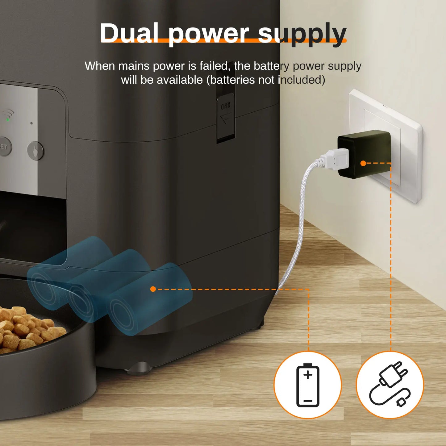 SmartFeeder Pro - Automatic Pet Feeder with WiFi & Portion Control