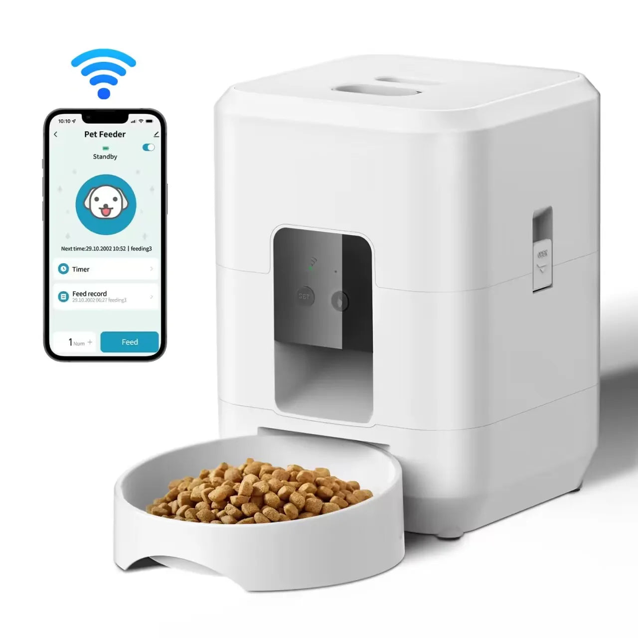 SmartFeeder Pro - Automatic Pet Feeder with WiFi & Portion Control