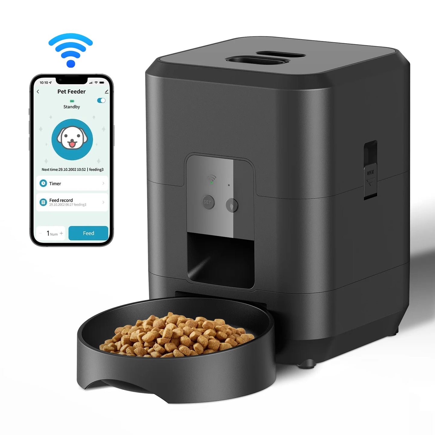 SmartFeeder Pro - Automatic Pet Feeder with WiFi & Portion Control