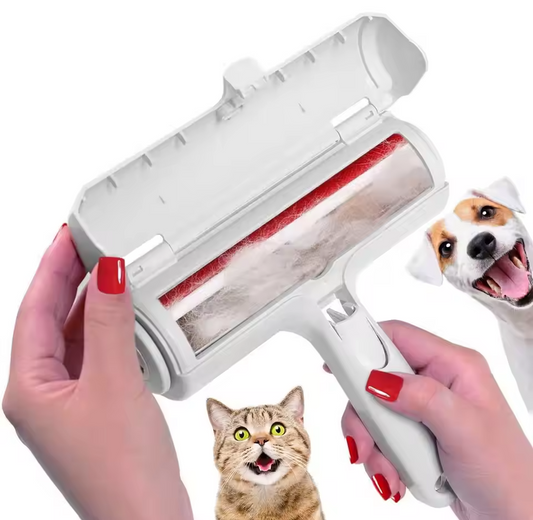 Pro-Grip Pet Hair Roller - 2-Way Reusable Fur Remover